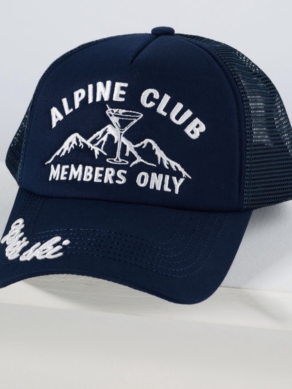 Anthropologie Worn/West Winter Trucker Hat